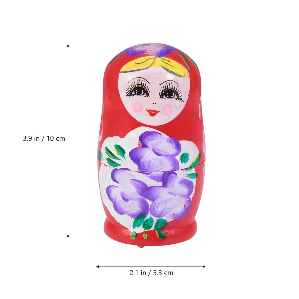 Wooden Matryoshka Doll Nesting Dolls Toy D467
