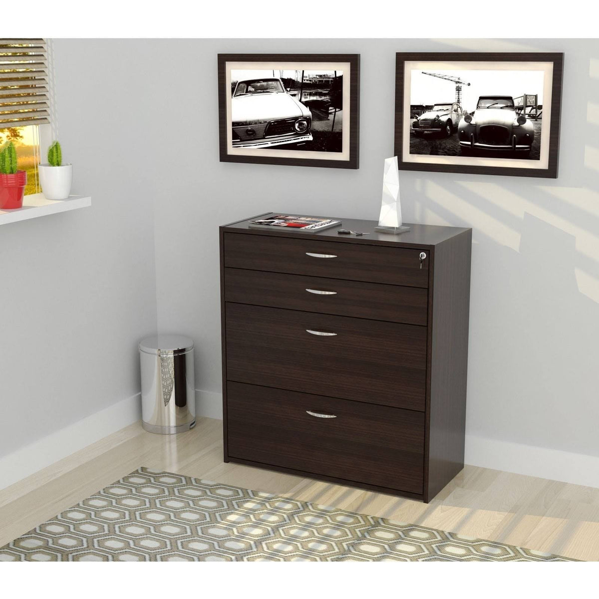4 Drawer Storage Filing Cabinet J64877