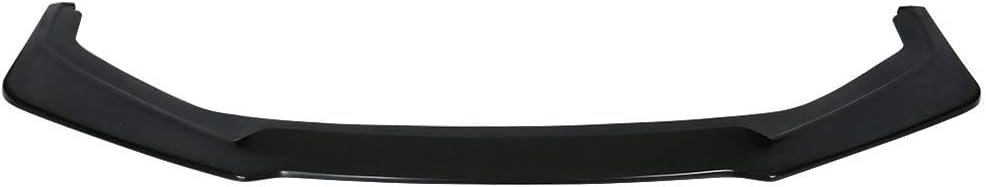 Front Bumper Lip Unpainted Black PU Bumper Spoiler Splitter S7249