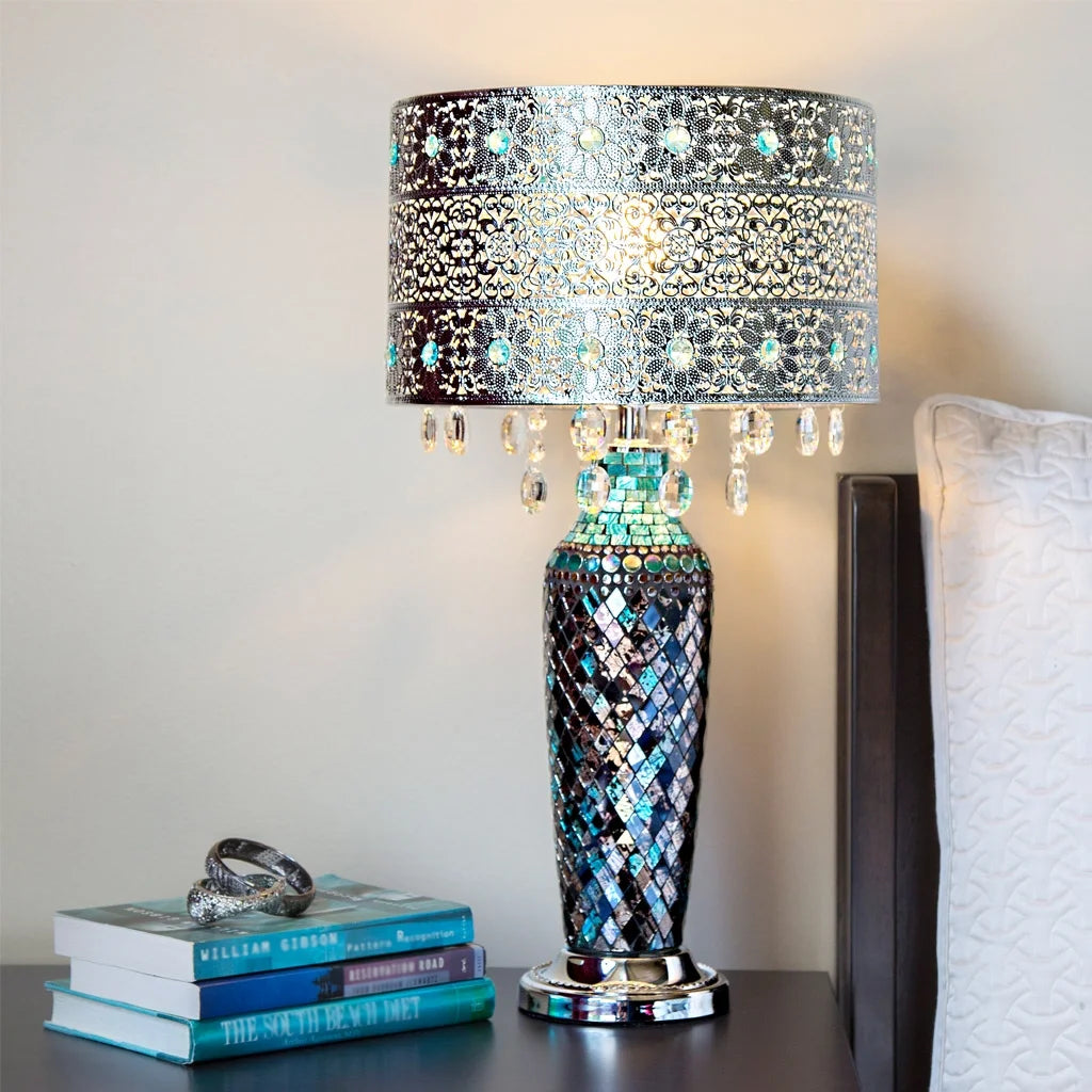 Turquoise Crystal Table Lamp K629276