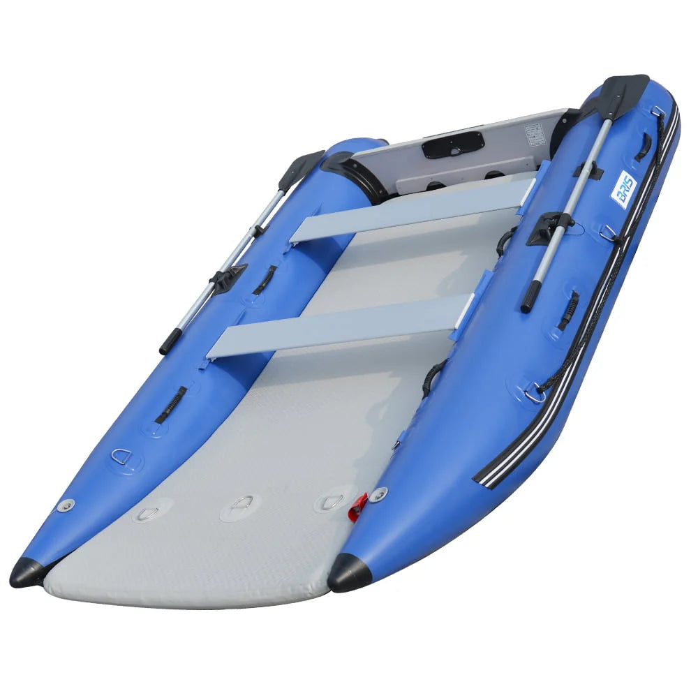 11 ft Inflatable Catamaran Boat Blue K26630