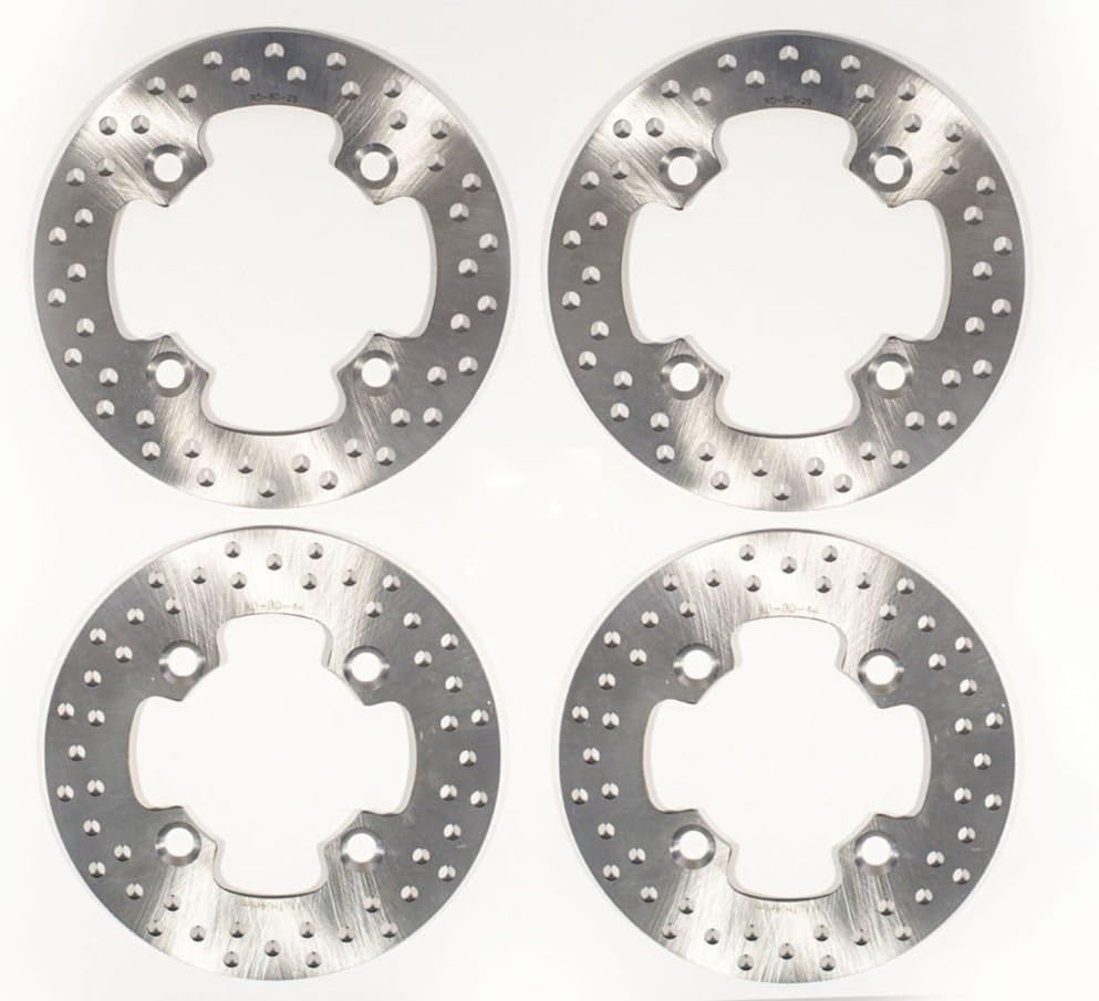 Front & Rear Brake Rotors Discs O1898