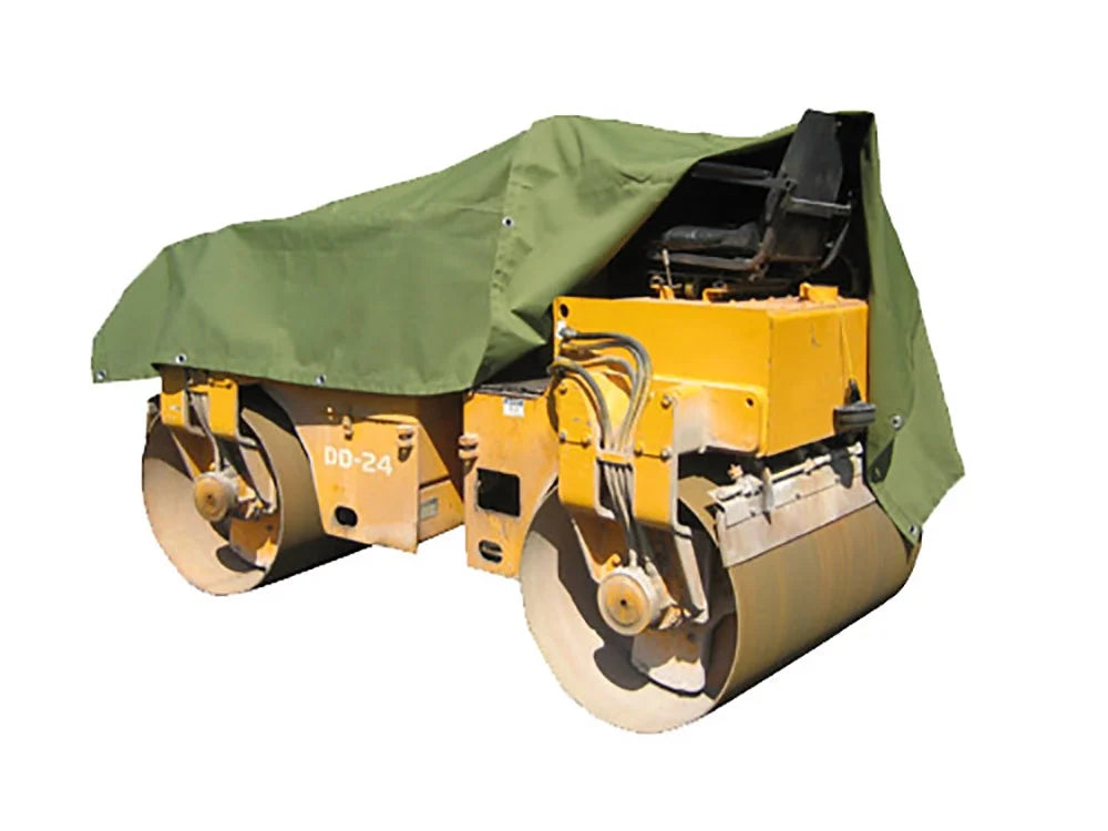 12' x 20' Green Polyester Canvas Tarp U40269