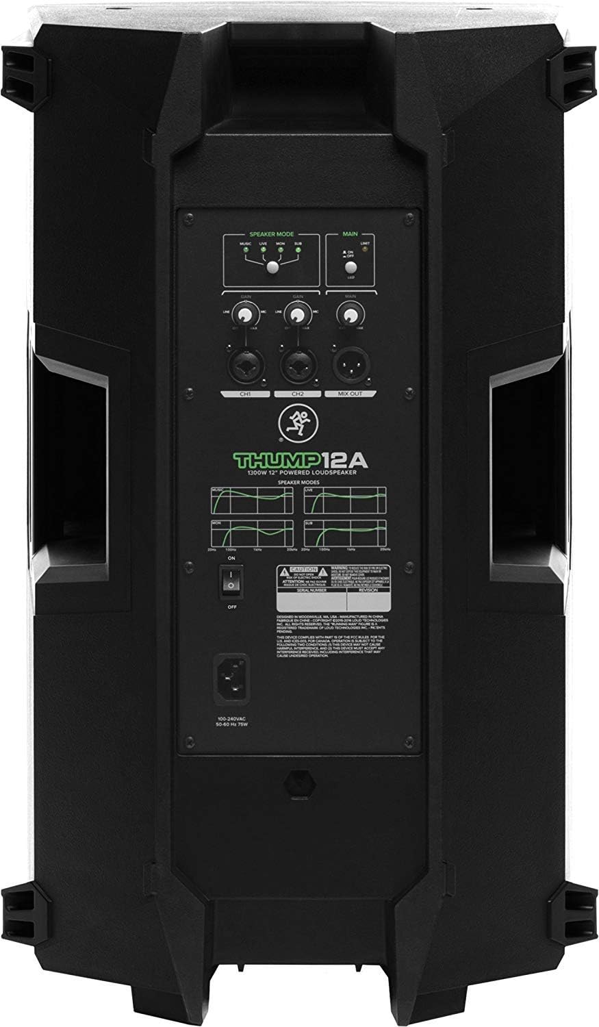1300W 12 Powered Loudspeakers Bundle with Steel Speaker Stand and XLR-XLR Cable Q9646