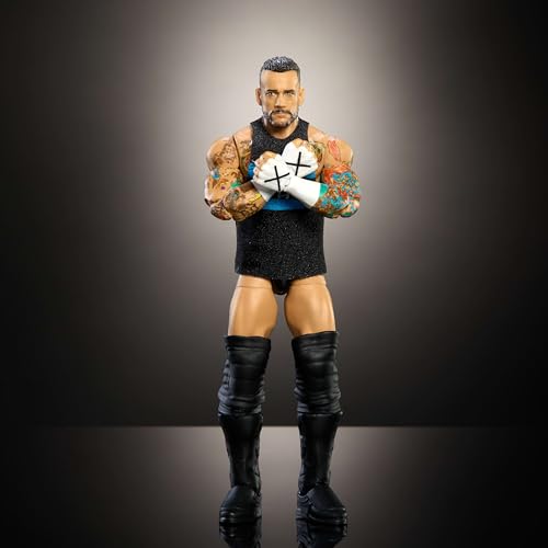 WWE Elite Action Figure & Accessories Set, 6-inch Collectible with Swappable Hands V980