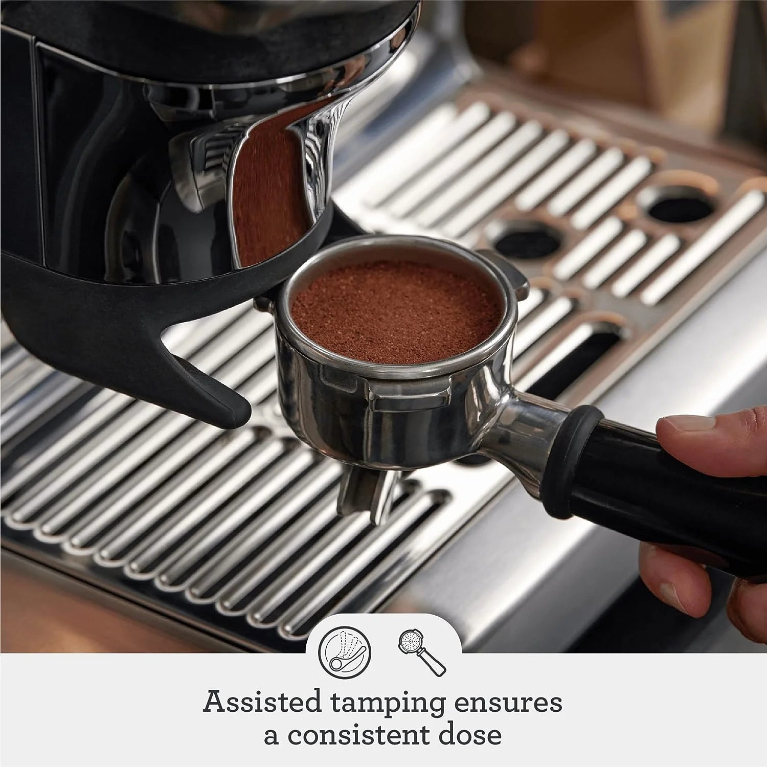 Stainless Steel Espresso Machine, 2 Liters R7012