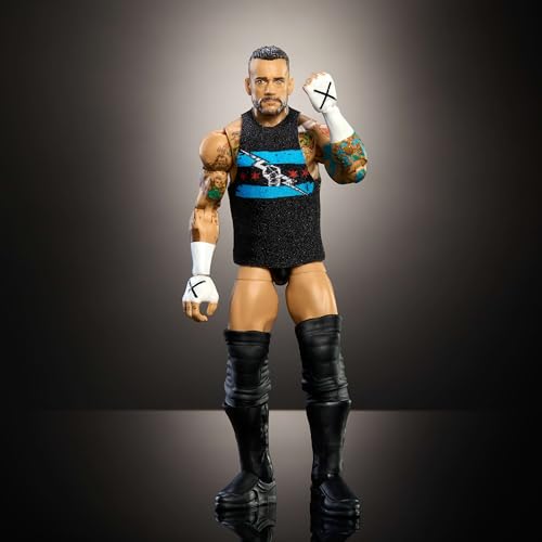 WWE Elite Action Figure & Accessories Set, 6-inch Collectible with Swappable Hands V980