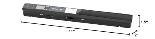 Portable Handheld Scanner for A4 Documents, 900 DPI, with 16G SD Card M84308
