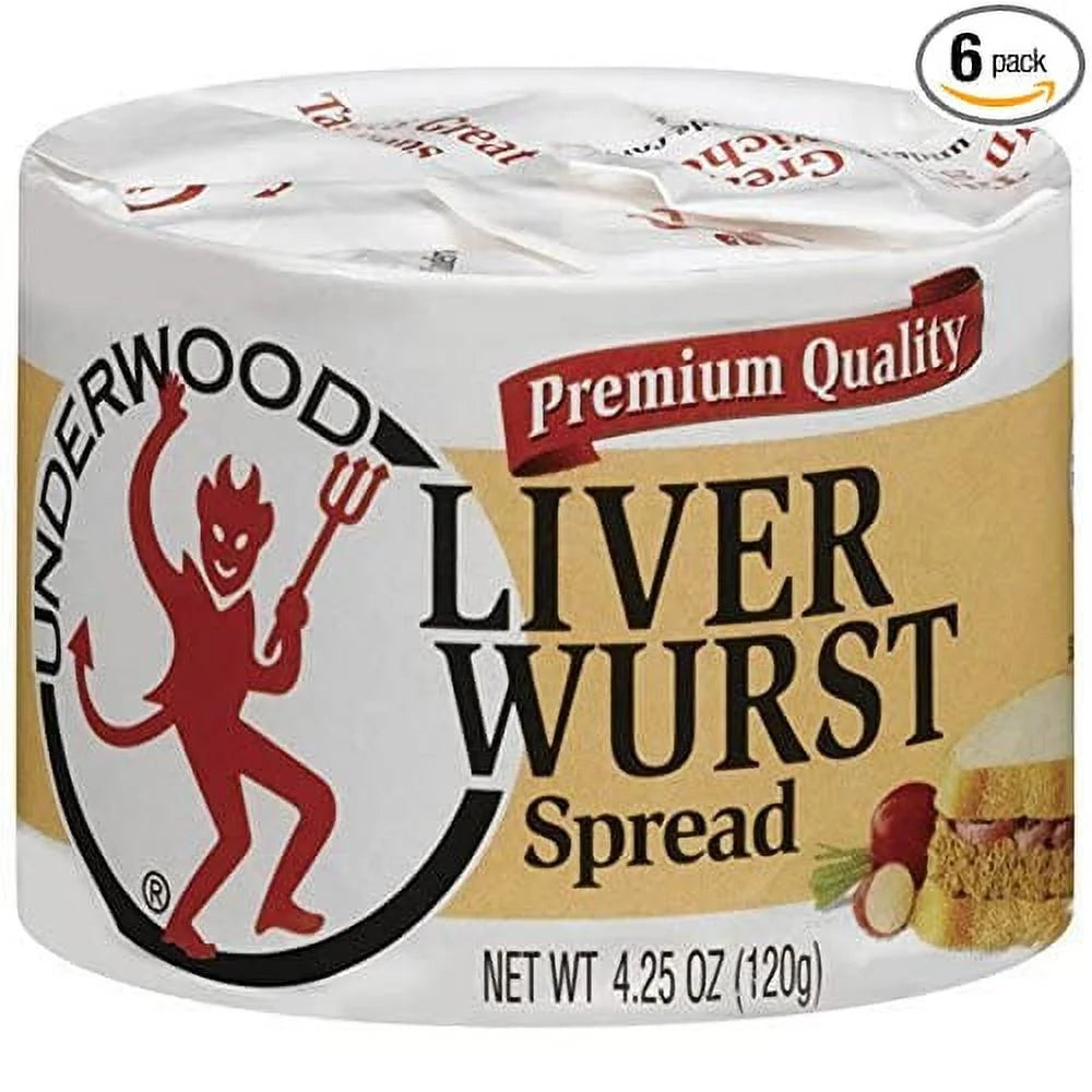 Liver Wurst Spread, 4.25 oz Can (Pack of 6) K81692