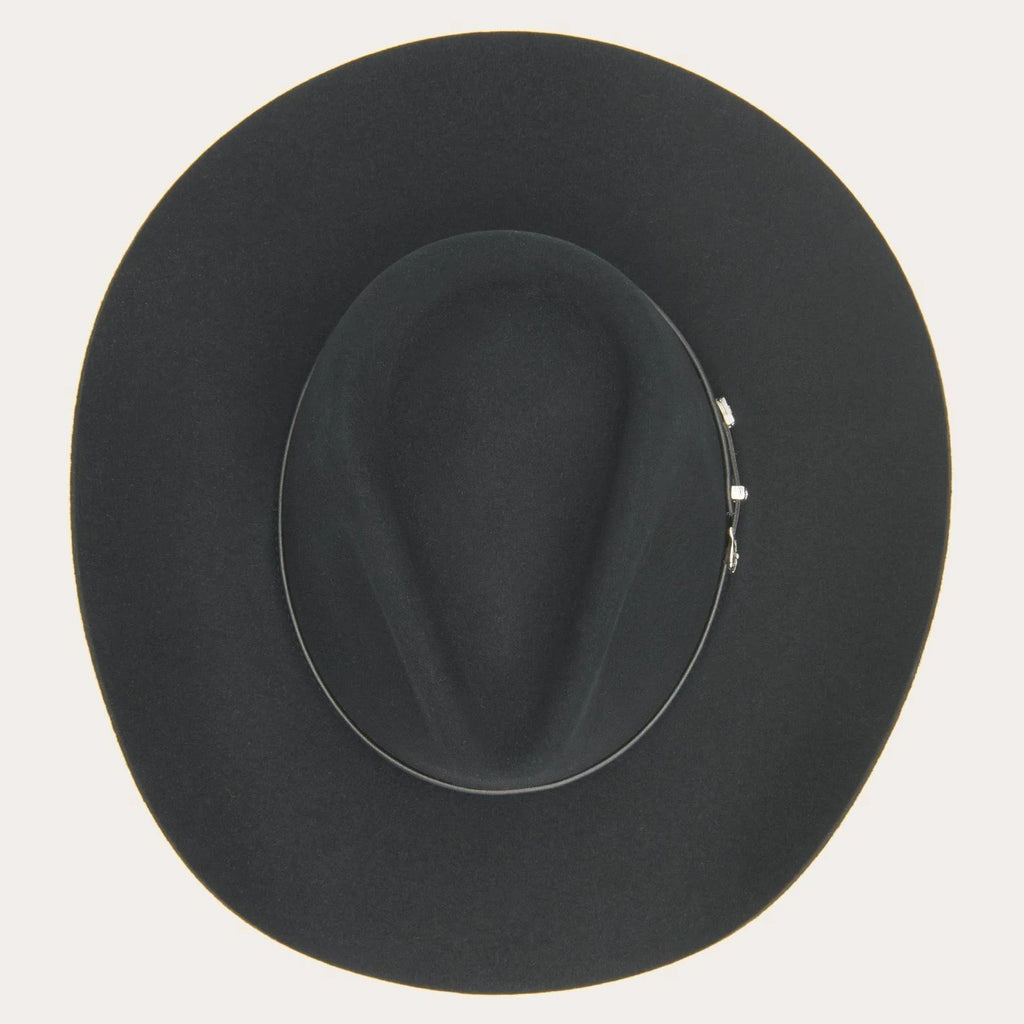 Black Buffalo Fur Hat B10085