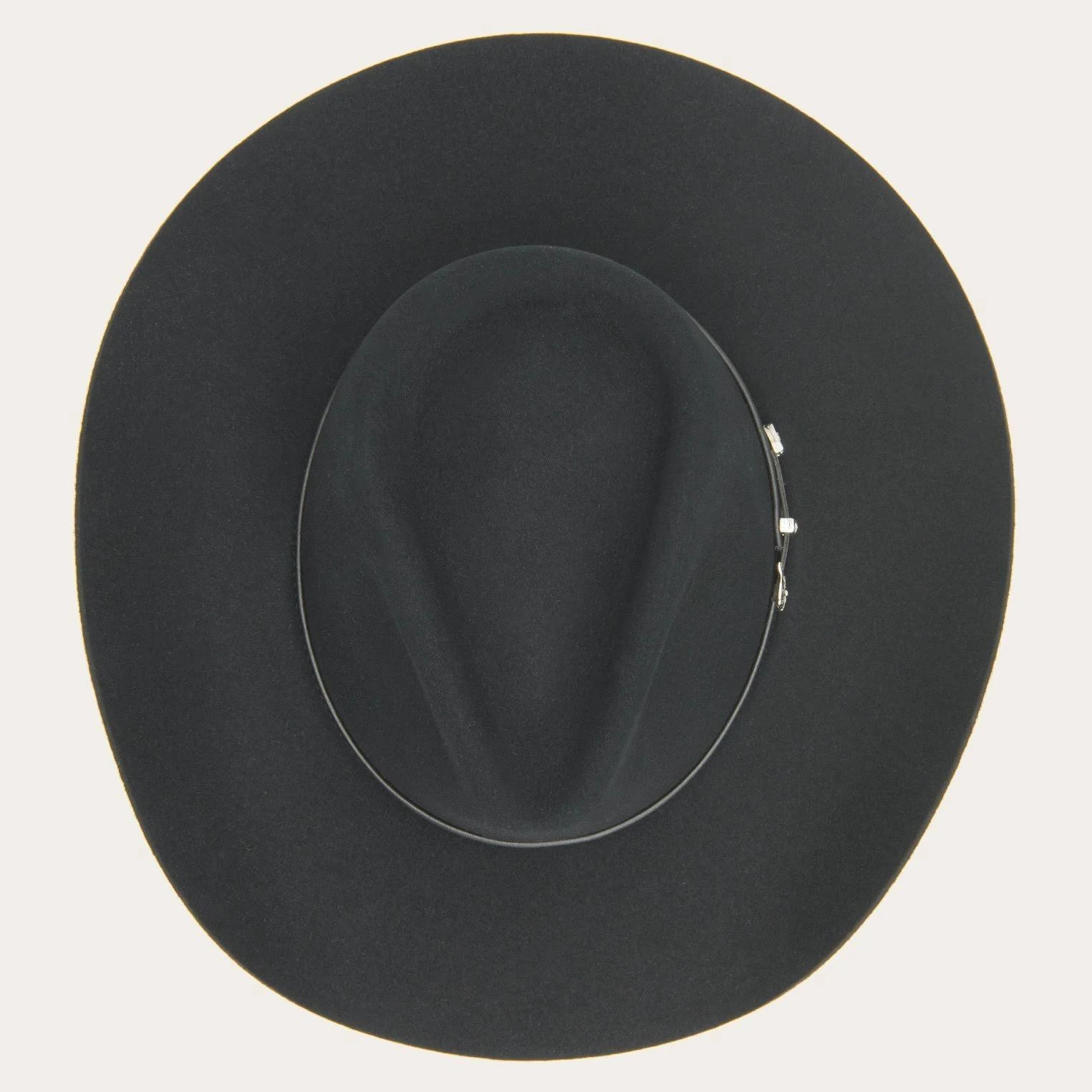 Black Buffalo Fur Hat B10085