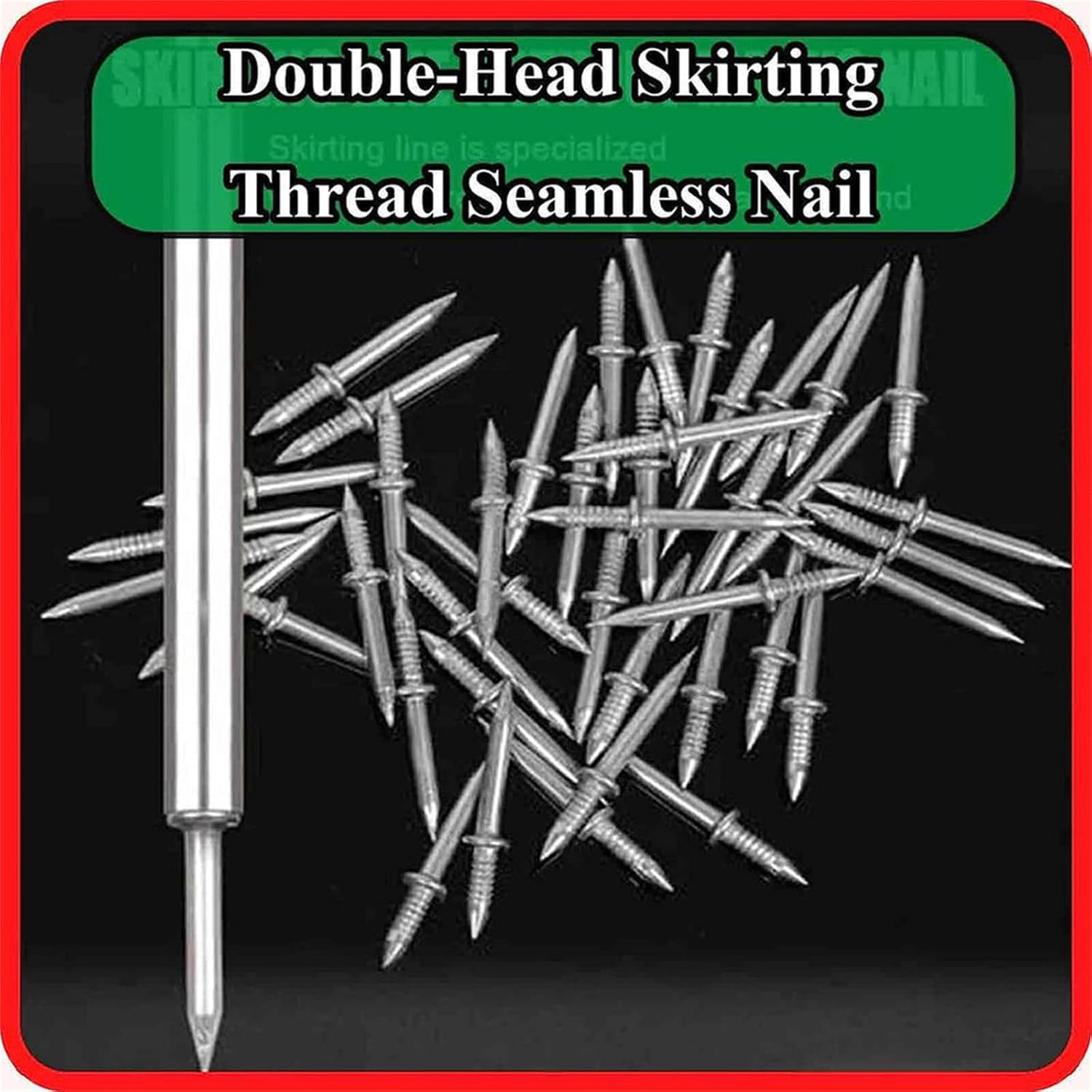 202pcs Double Head Skirting Thread Nails B96303