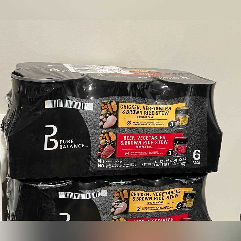 Beef Stew and Chicken Stew Wet Dog Food Variety Pack U9846