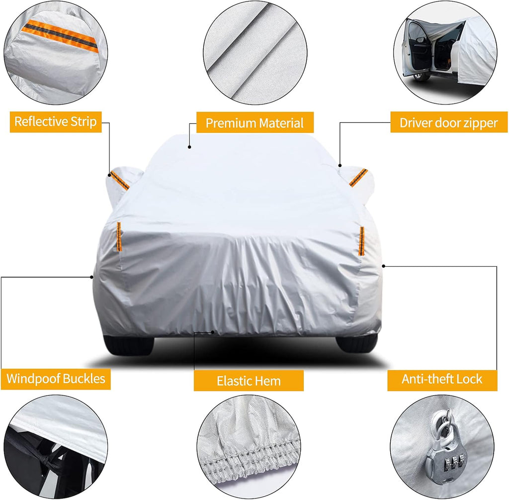 Waterproof Car Cover for Jeep Wrangler JK A6747