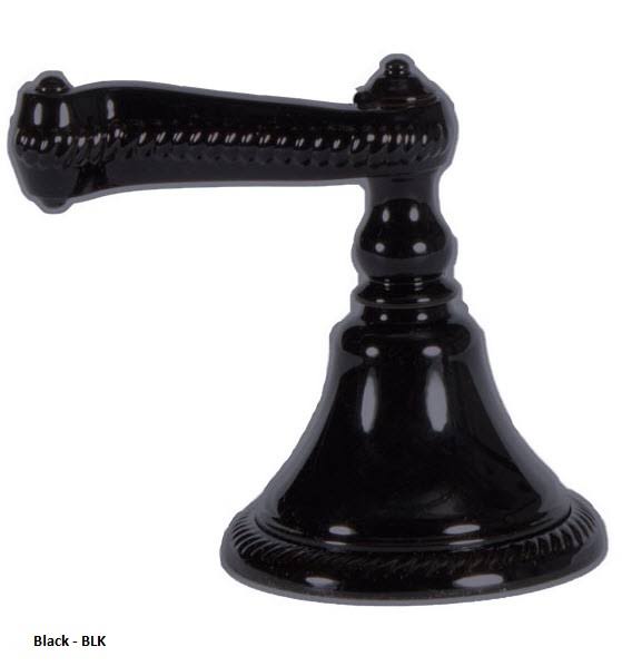 Black Contemporary Roman Tub Handshower and Cross Diverter Trim G568