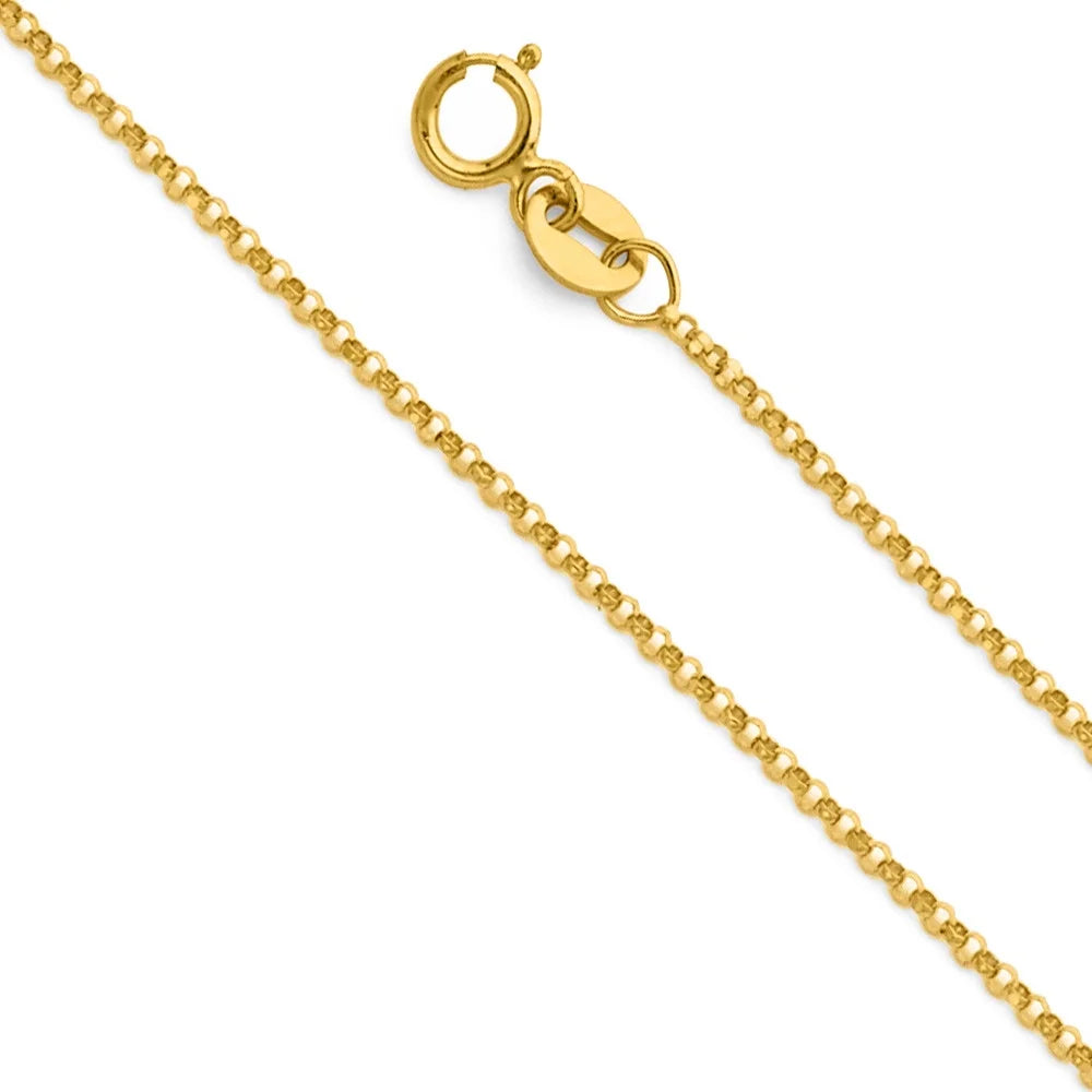 14K Yellow Gold Cubic Zirconia Initial Letter 'S' Pendant with 16" Chain Necklace A146811