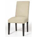 Matte Black Upholstered Dining Chair S643