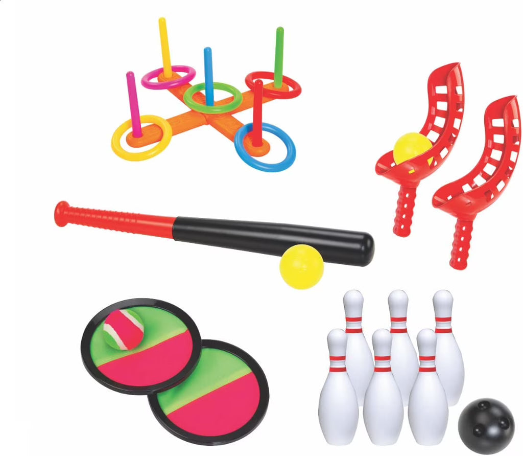 5 Combo Indoor and Outdoor Game Set D10774