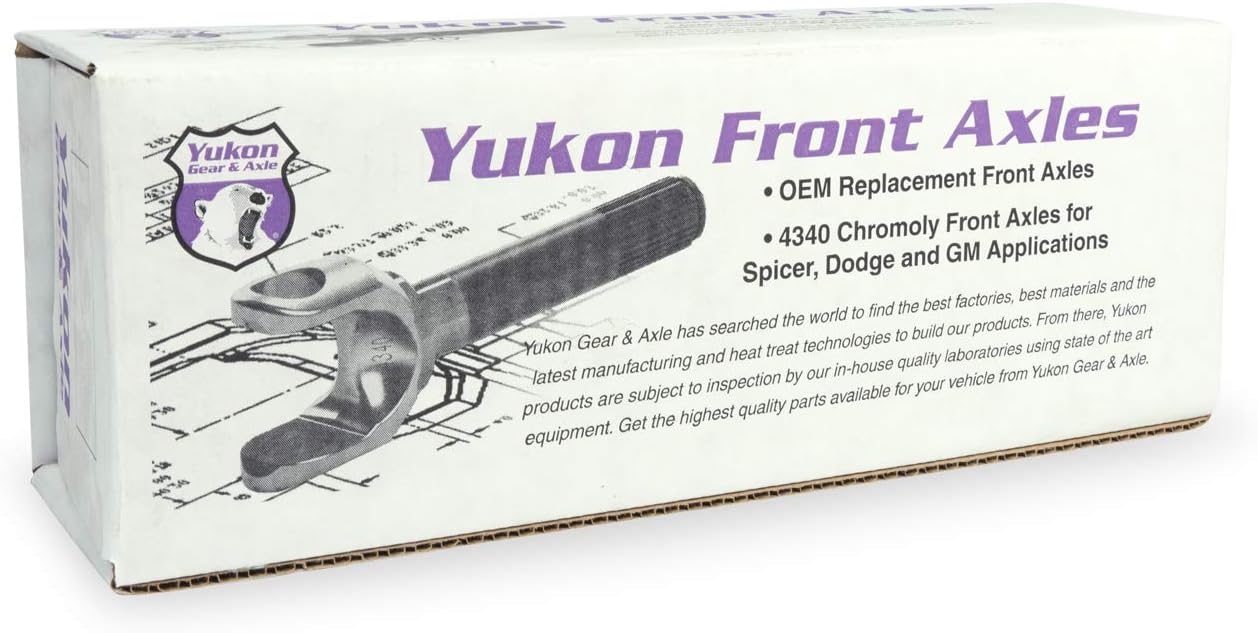 Replacement Axle Kit for Jeep JK Non-Rubicon 27-Spline Front Differential 4340 Chrome-Moly I55045