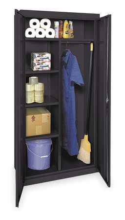 Storage Cabinet, Gray, 78 in H, 36 in W V15314