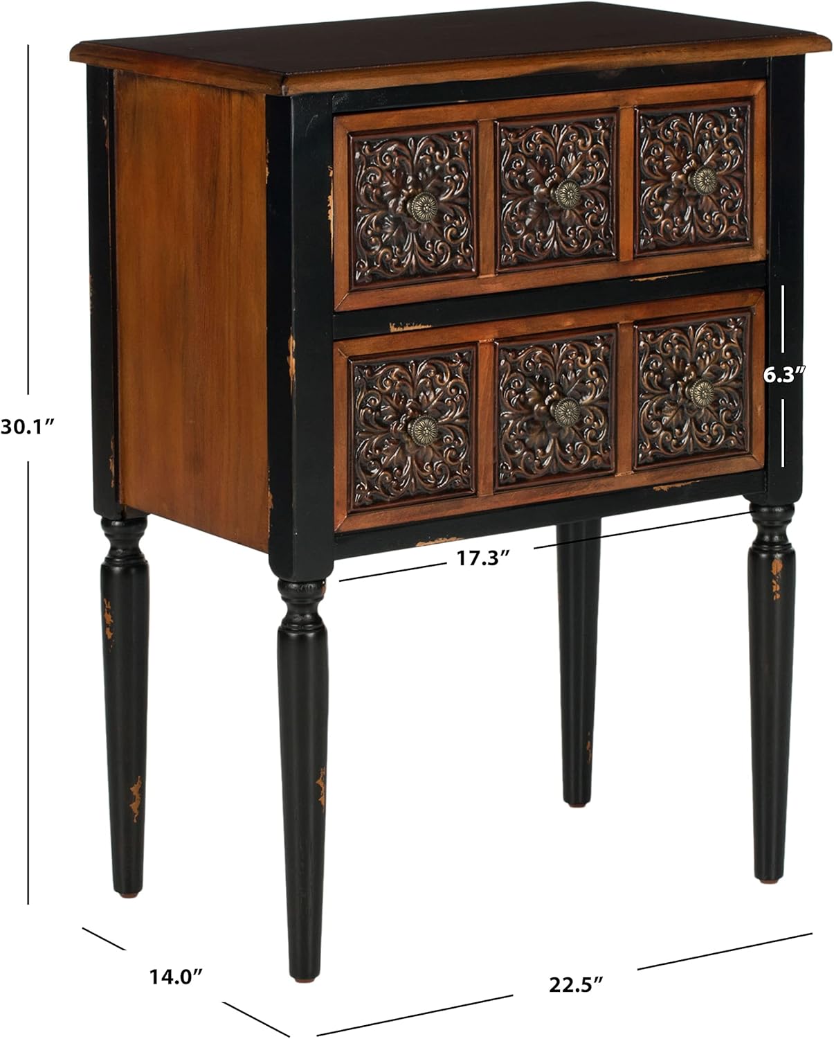 Dark Brown Side Table Q50367