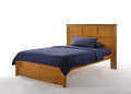 Medium Oak Twin Bed Frame H1293
