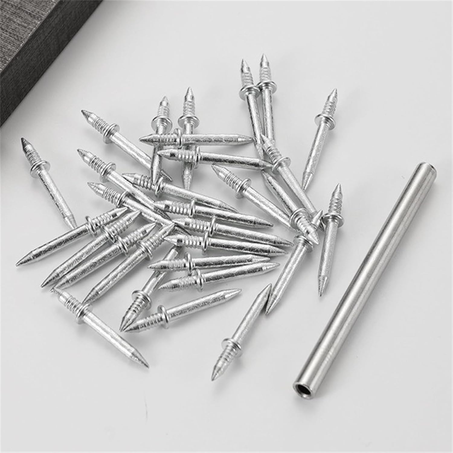 202pcs Double Head Skirting Thread Nails B96303