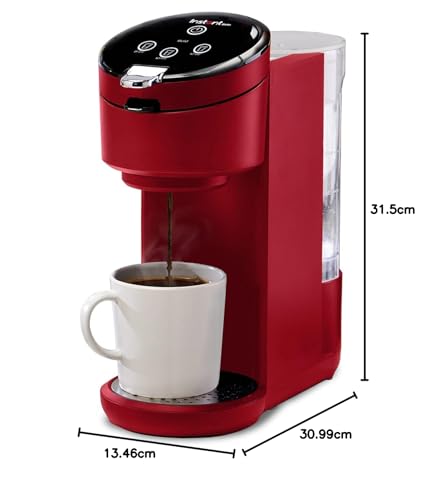 Single Serve Coffee Maker, K-Cup Pod Compatible Coffee Brewer, Black O346