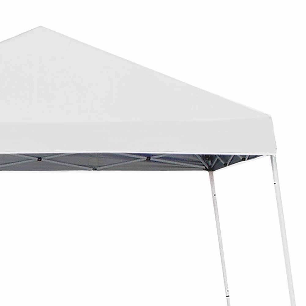 White Angled Leg Instant Canopy Tent Shelter O35882