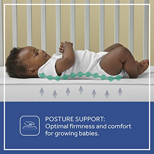 Cotton Cover 2-Stage Waterproof Baby Crib Mattress K23849