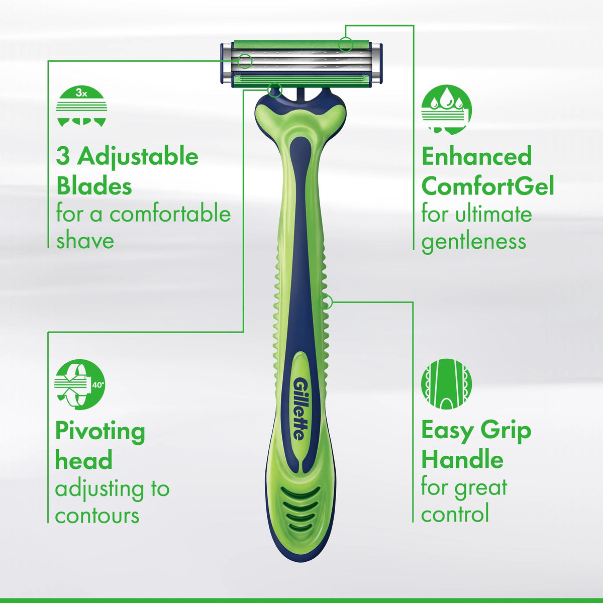 4 Disposable Razors T31222