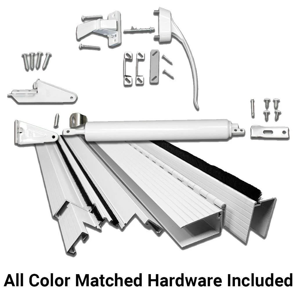 White Aluminum Screen Door (80x36) M3080