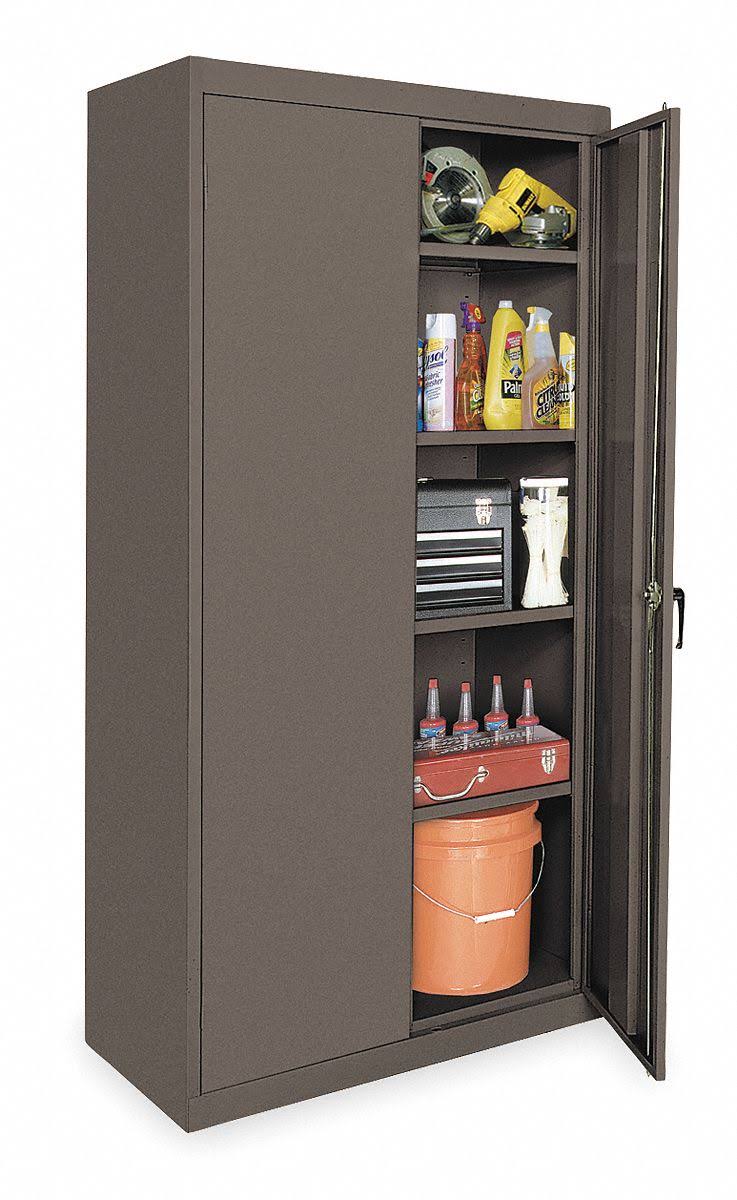 Storage Cabinet, Gray, 78 in H, 36 in W V15314