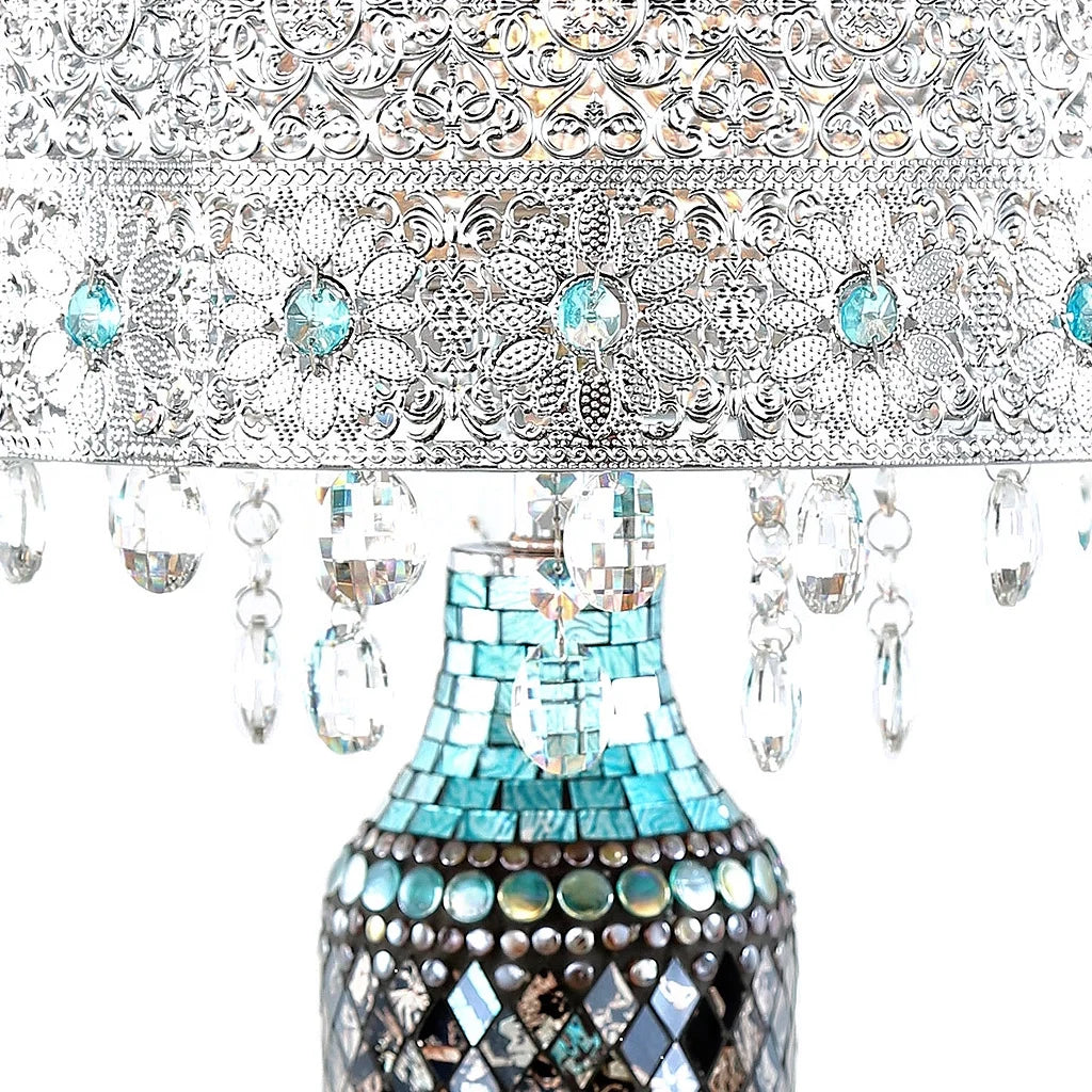 Turquoise Crystal Table Lamp K629276