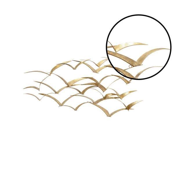Metal Flocking Birds Decorative O5367