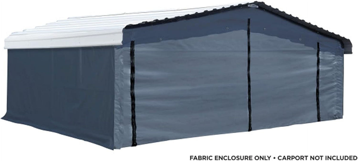 20 x 20 ft. Fabric Carport Enclosure Kit B8919
