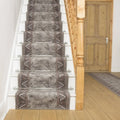 Gray Stair Carpet Runner 16 foot Y599