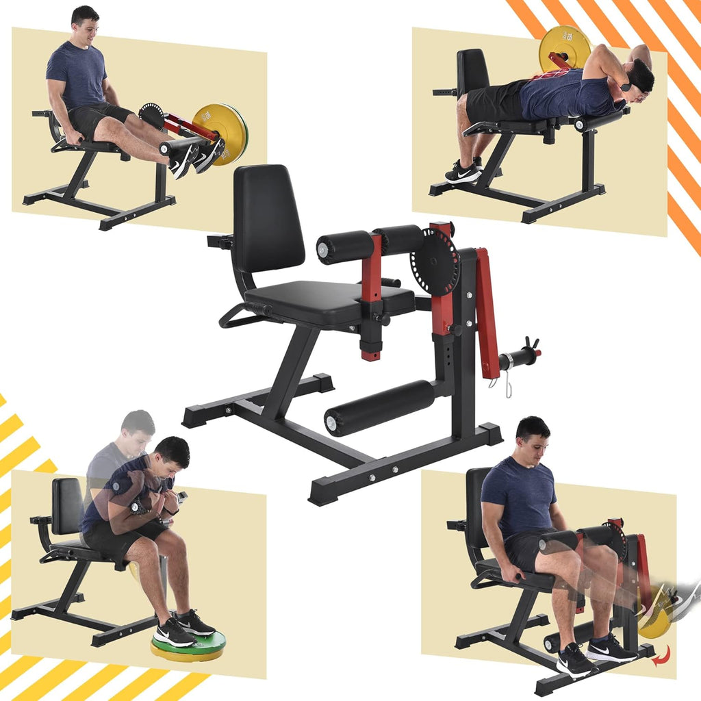 Adjustable Leg Extension and Curl Machine U178