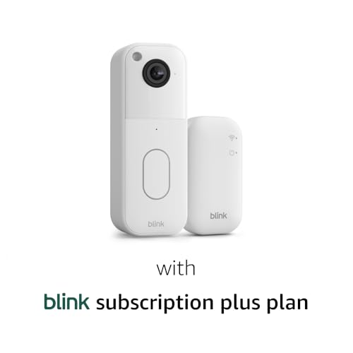Black Video Doorbell with Sync Module Core J974