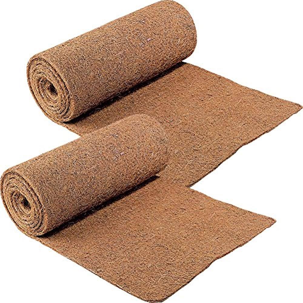 Brown Carpet Mats Set of 2 B434743