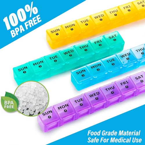 28 Day Pill Organizer with Travel Case P9410
