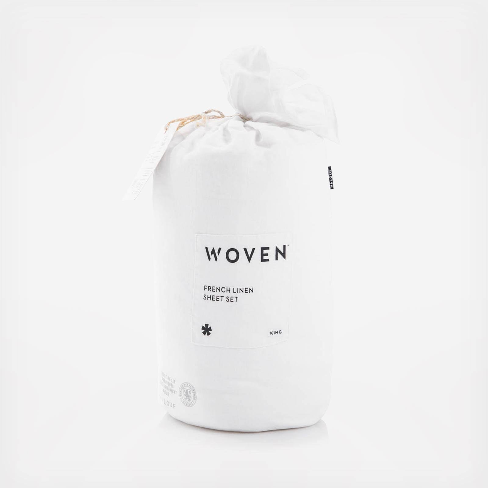 White Cal King French Linen Y124