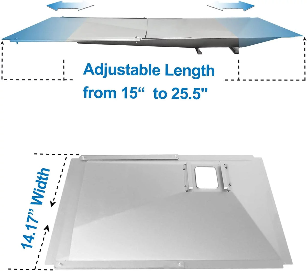10 Pcs Aluminum Drip Tray Pan for Gas Grill Q3889
