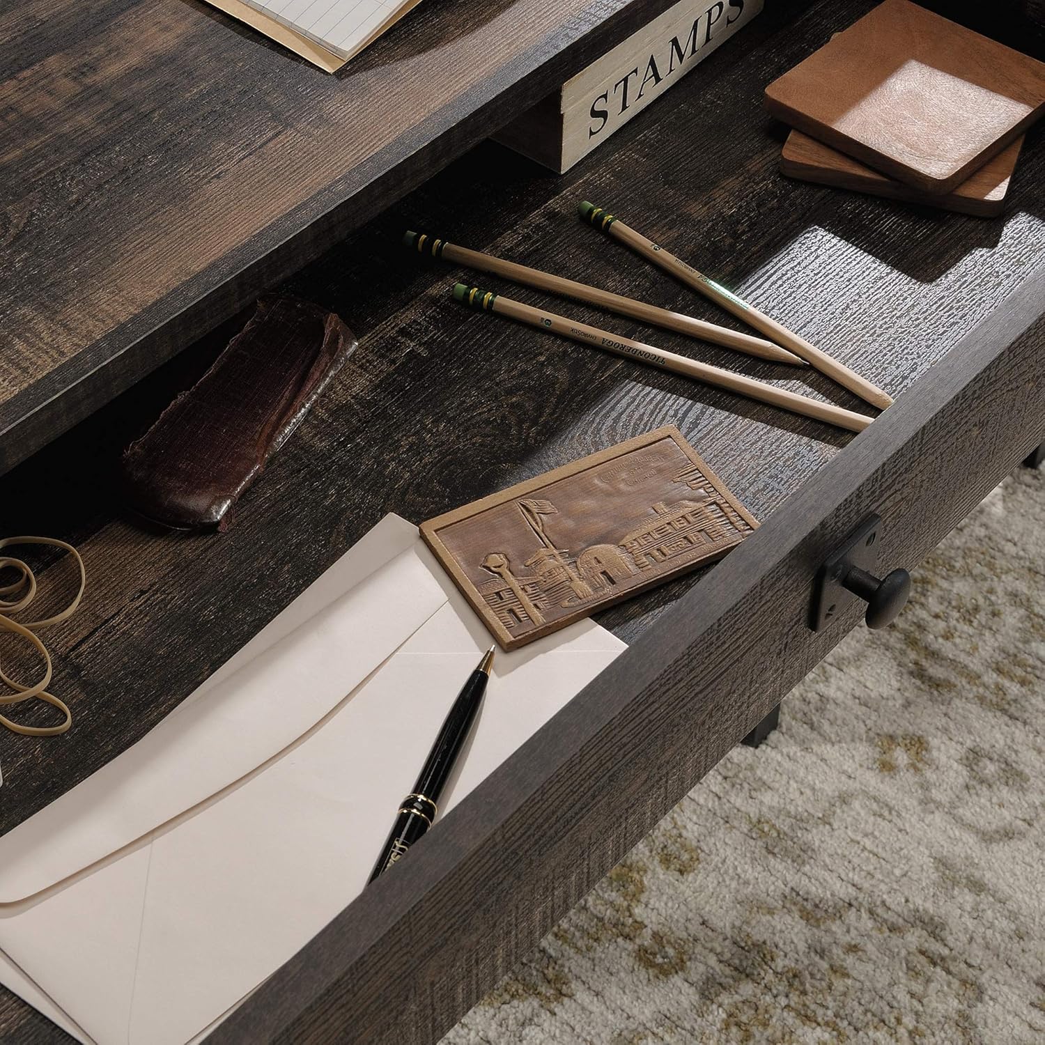 Carbon Oak Finish Desk M43625