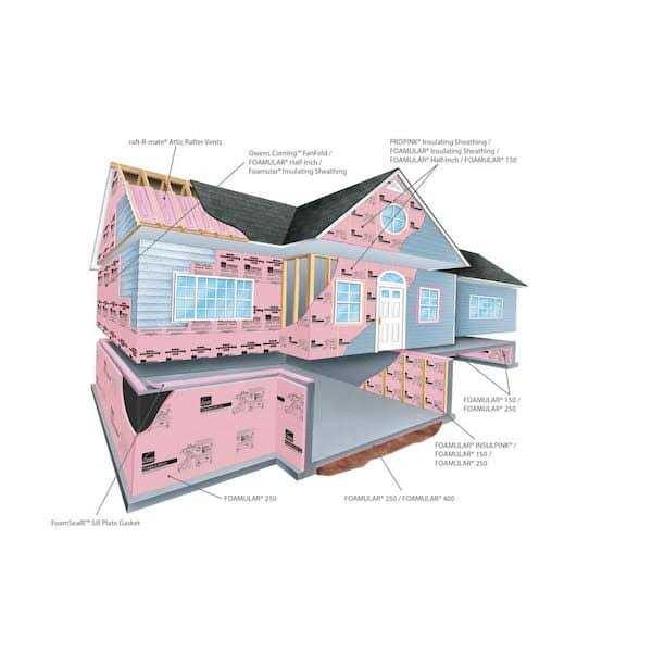 22-1/2 in. x 4 ft. Attic Insulation Rafter Baffle M430858