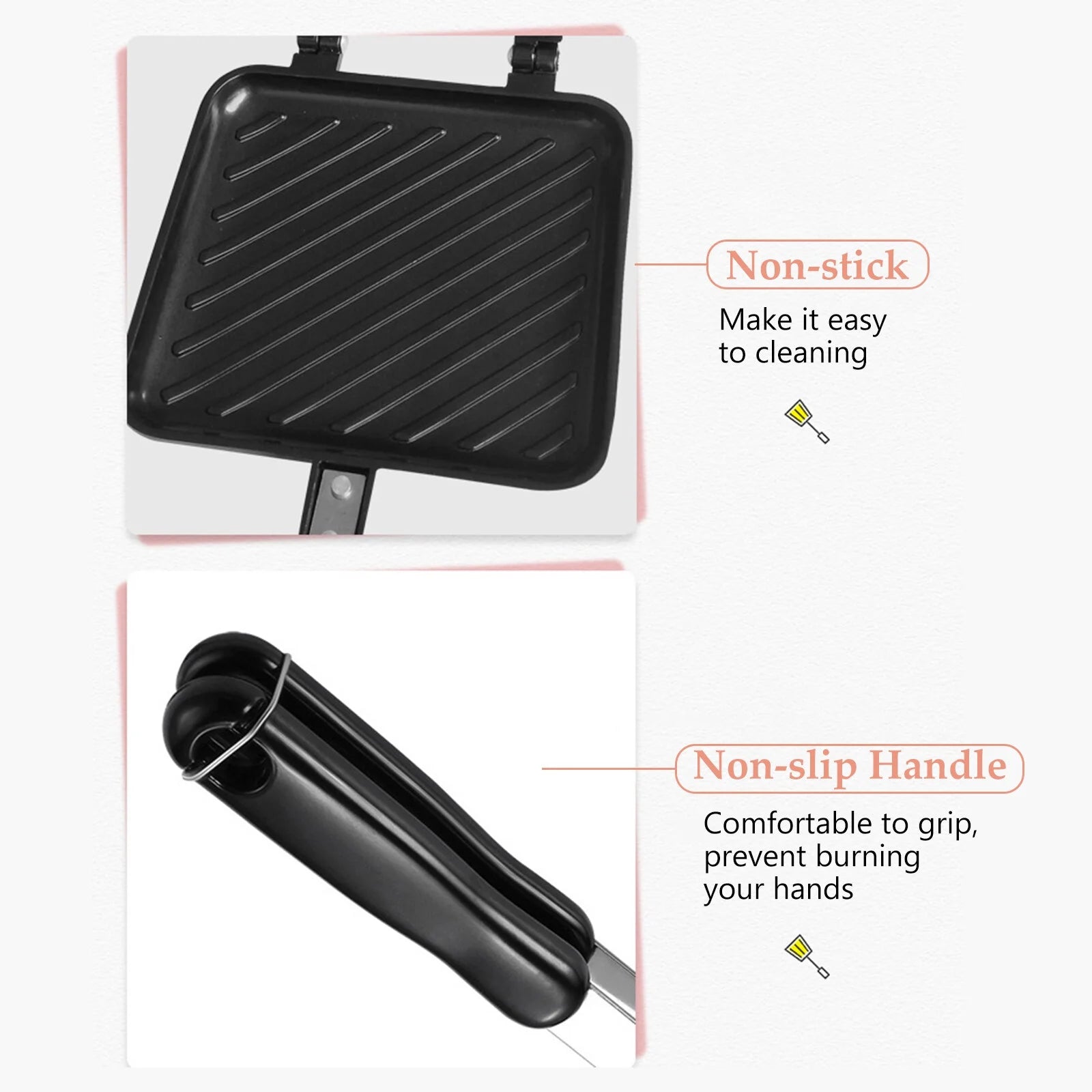 Non-stick Grilled Sandwich Panini Maker S60637