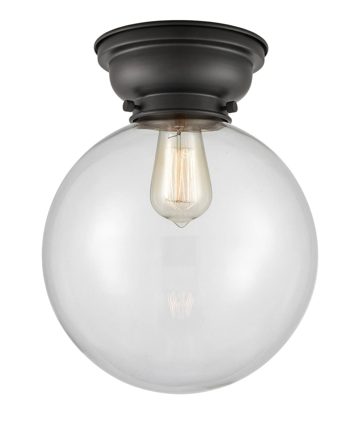 Matte Black 10 inch Flush Mount Light Z1243