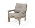 Vineyard Deep Seating Chair in Vintage Sahara / Weathered Tweed J5271