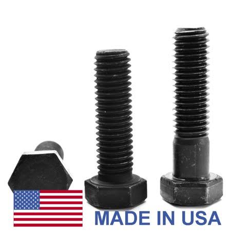 5/8 inch-18 x 3 3/4 inch Fine Thread Grade 5 Hex Cap Screw Black Oxide Pk 100 W40557
