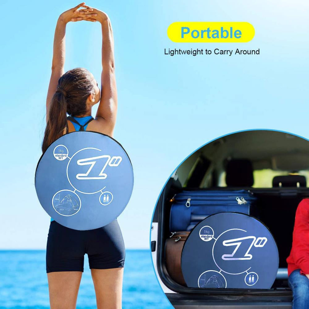 Pop Up Beach Tent with Canopy Carry Bag M591482